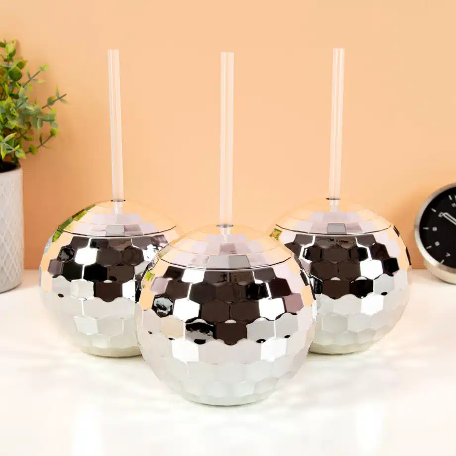 Discobal drankglazen (set van 3)