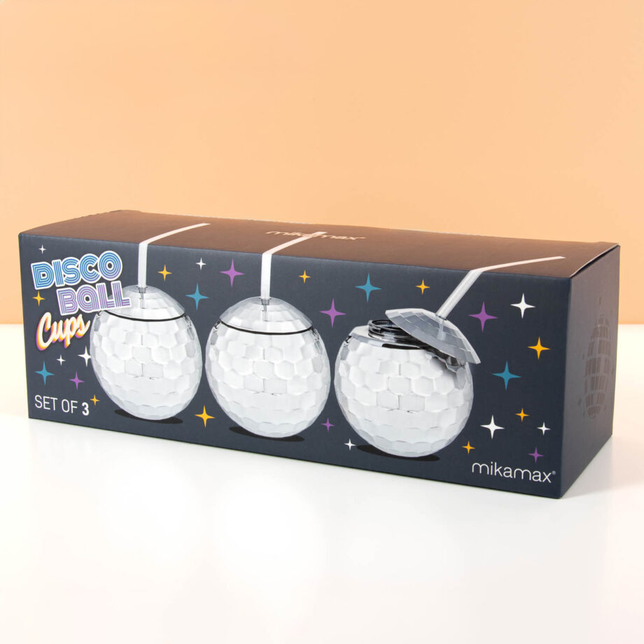 Discobal drankglazen (set van 3)