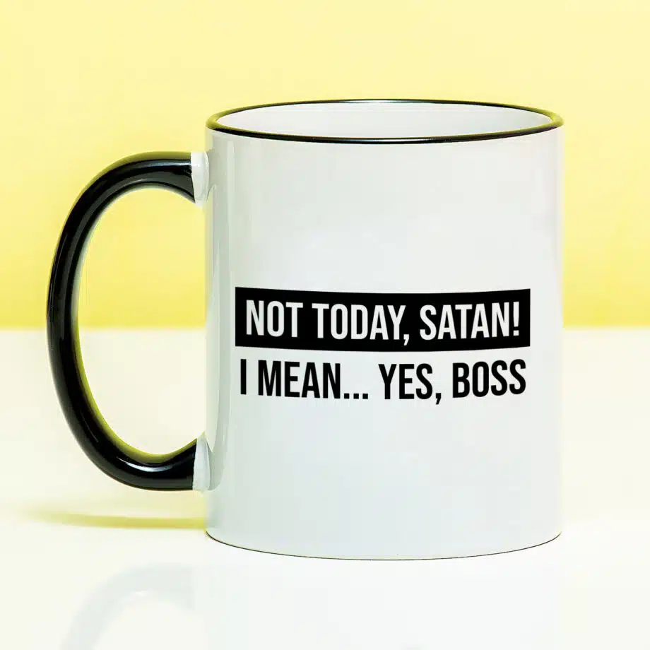 Mok Not today satan! I mean... Yes, boss