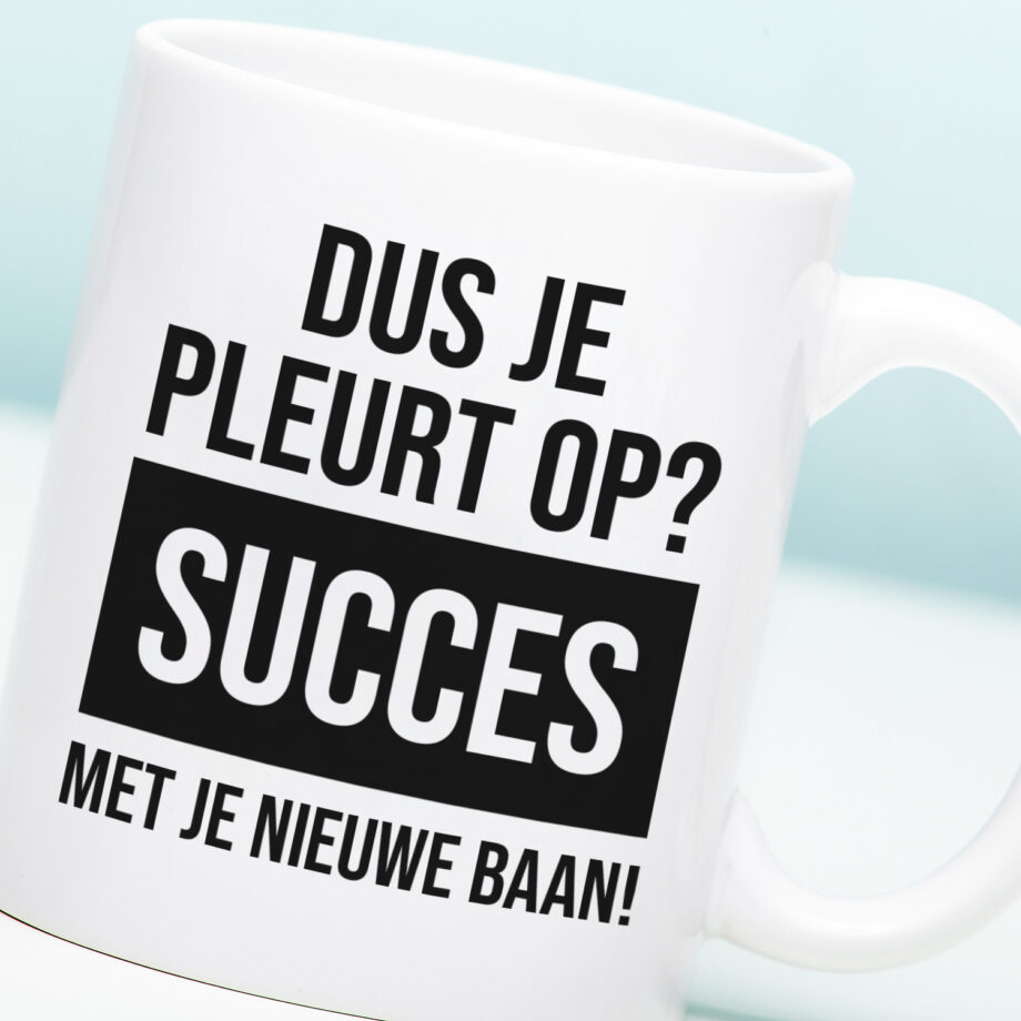 Mok Dus je pleurt op?