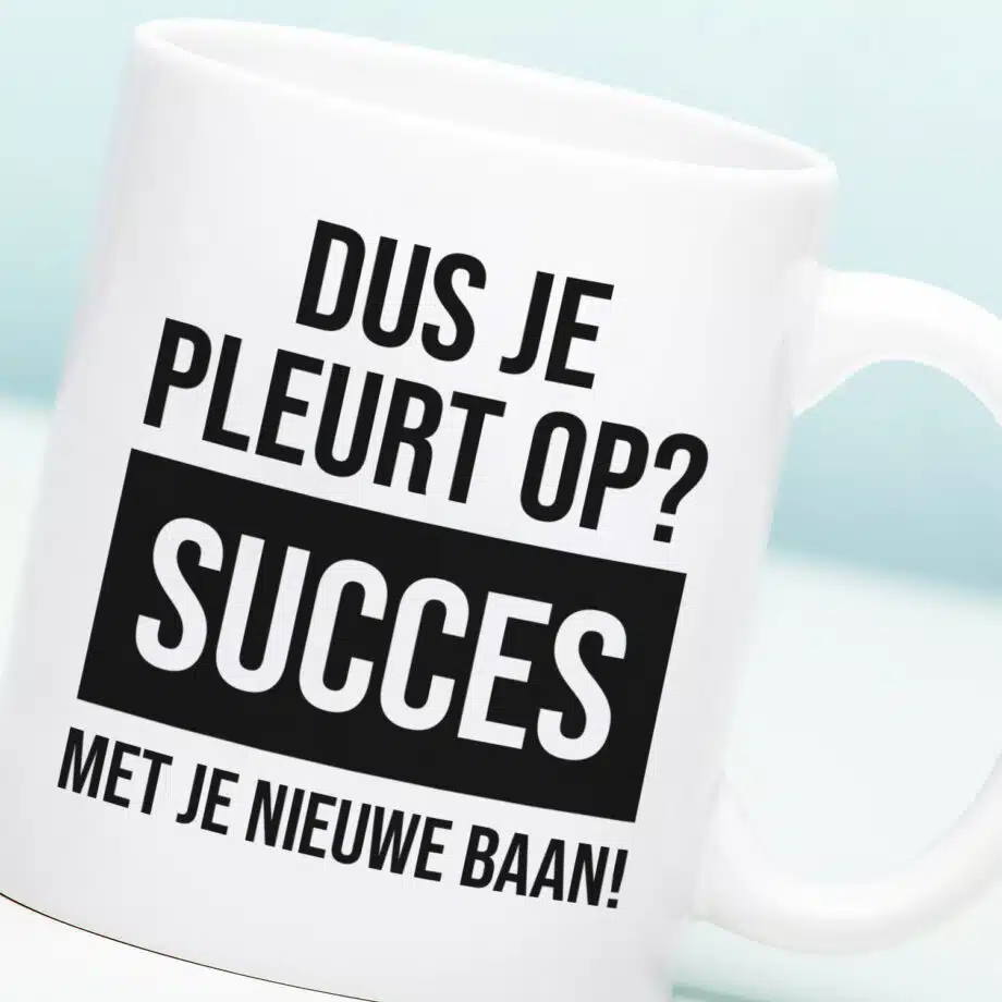 Mok Dus je pleurt op?