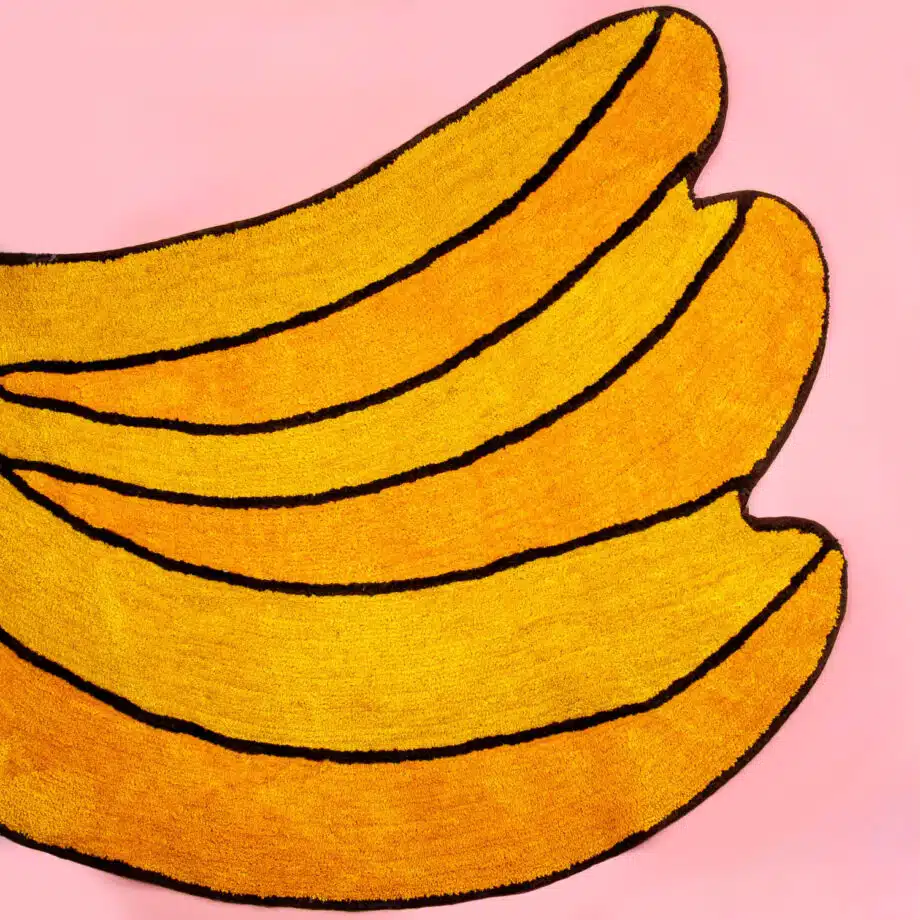 Banaan vloerkleed