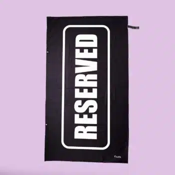 Reserved strandlaken