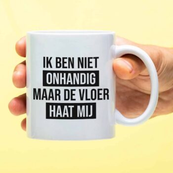 Mok Ik ben niet onhandig, maar de vloer haat mij