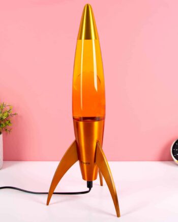 Rocket lavalamp oranje geel gradient