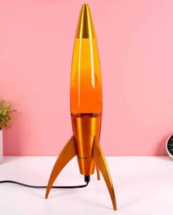 Rocket lavalamp oranje geel gradient