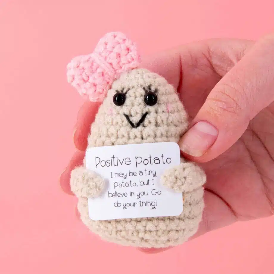 Positive potato met strikje