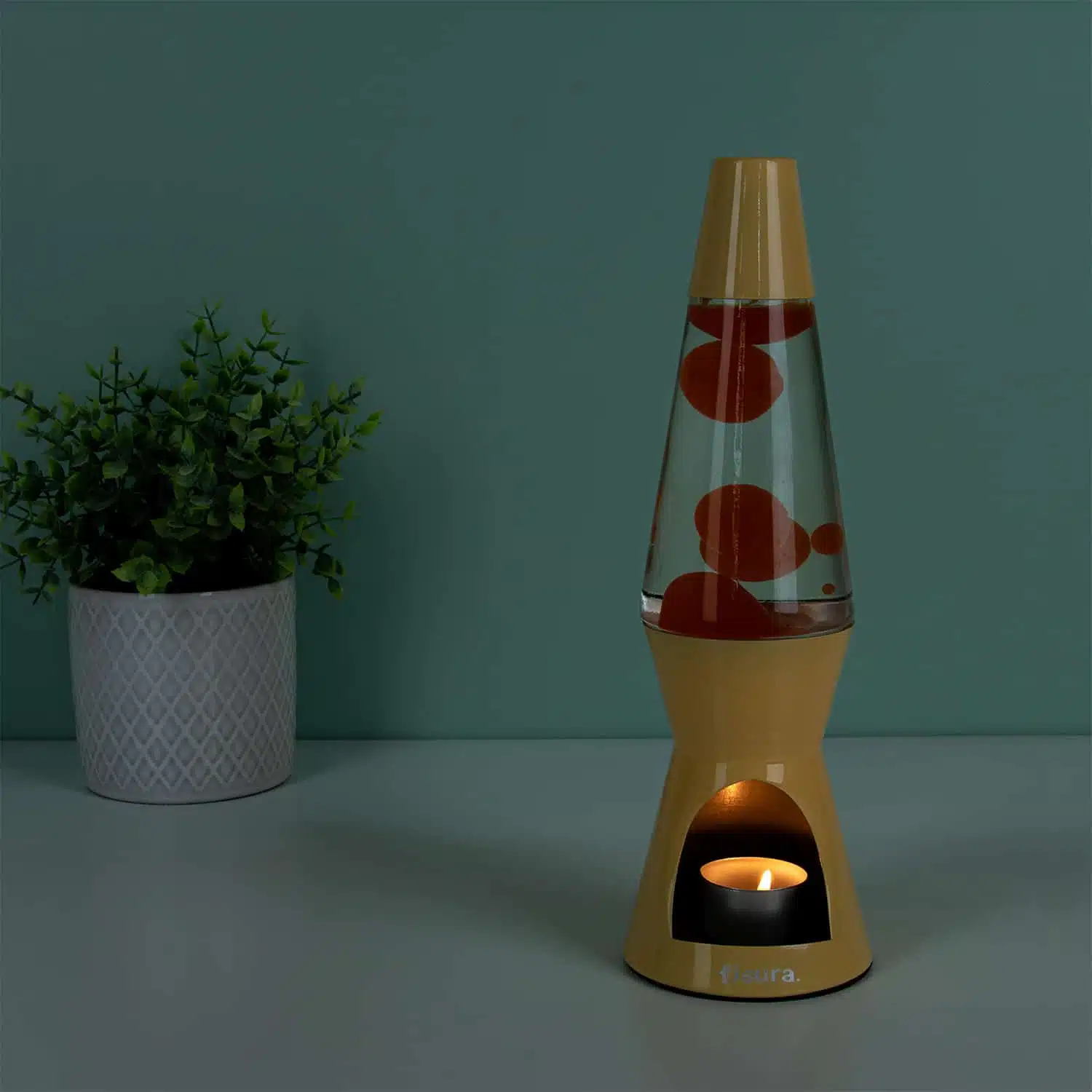 Waxinelicht lavalamp
