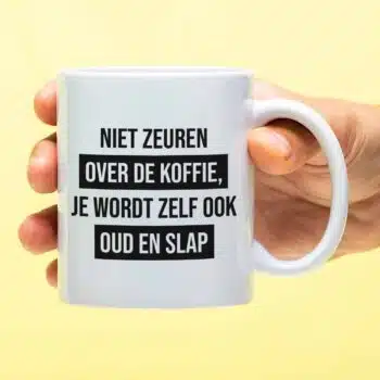Mok Niet zeuren over de koffie