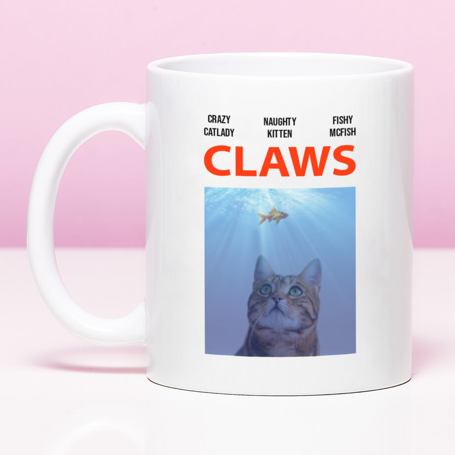 Mok met Tekst ‘’Claws’’ | Materiaal: Keramiek | 33 cl | Mok met Tekst | Koffie Mok | Grappige Cadeau |  Vaatwasser bestendig | Humor | Mok met grappige tekst