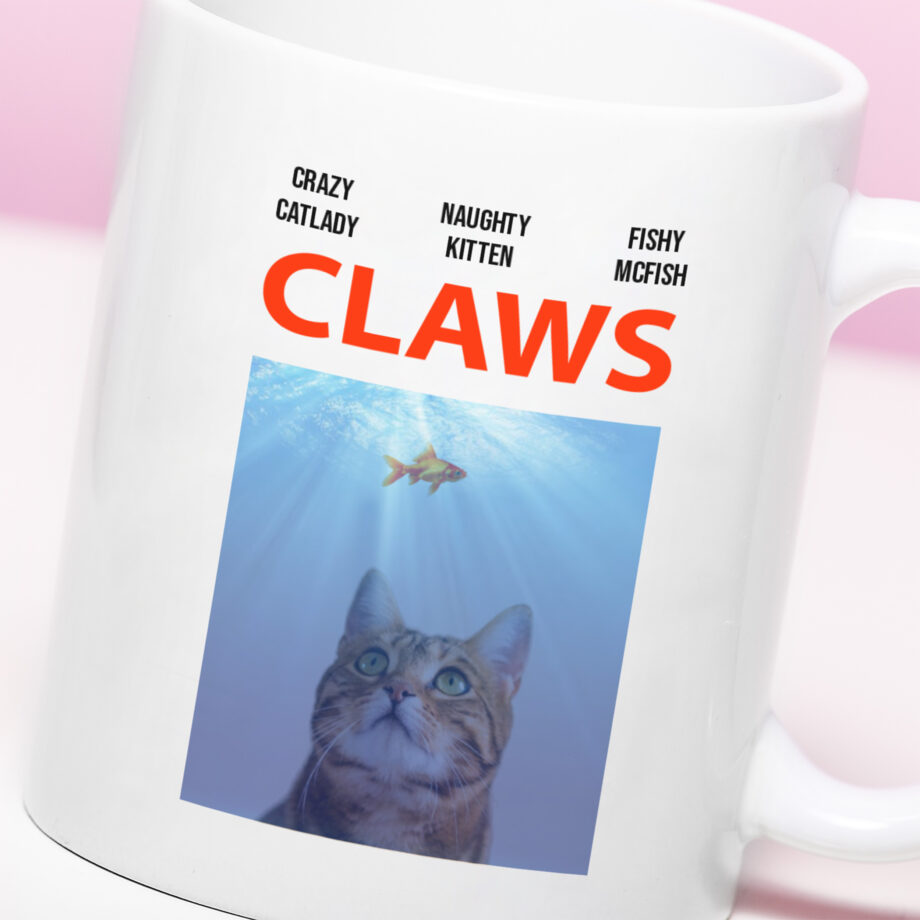 Mok met Tekst ‘’Claws’’ | Materiaal: Keramiek | 33 cl | Mok met Tekst | Koffie Mok | Grappige Cadeau |  Vaatwasser bestendig | Humor | Mok met grappige tekst