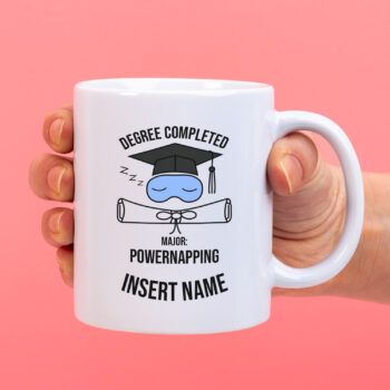 Mok met Tekst ‘’Degree completed’’ | Materiaal: Keramiek | 33 cl | Mok met Tekst | Koffie Mok | Grappige Cadeau |  Vaatwasser bestendig | Humor | Mok met grappige tekst