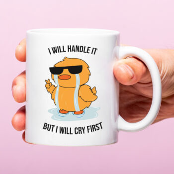 Mok met Tekst ‘’I will handle it’’ | Materiaal: Keramiek | 33 cl | Mok met Tekst | Koffie Mok | Grappige Cadeau |  Vaatwasser bestendig | Humor | Mok met grappige tekst