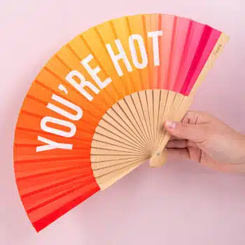 Houten waaier You're Hot