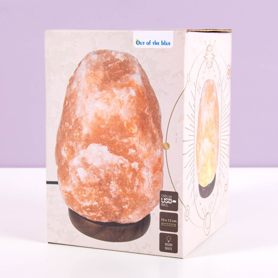 Zoutlamp met ledverlichting