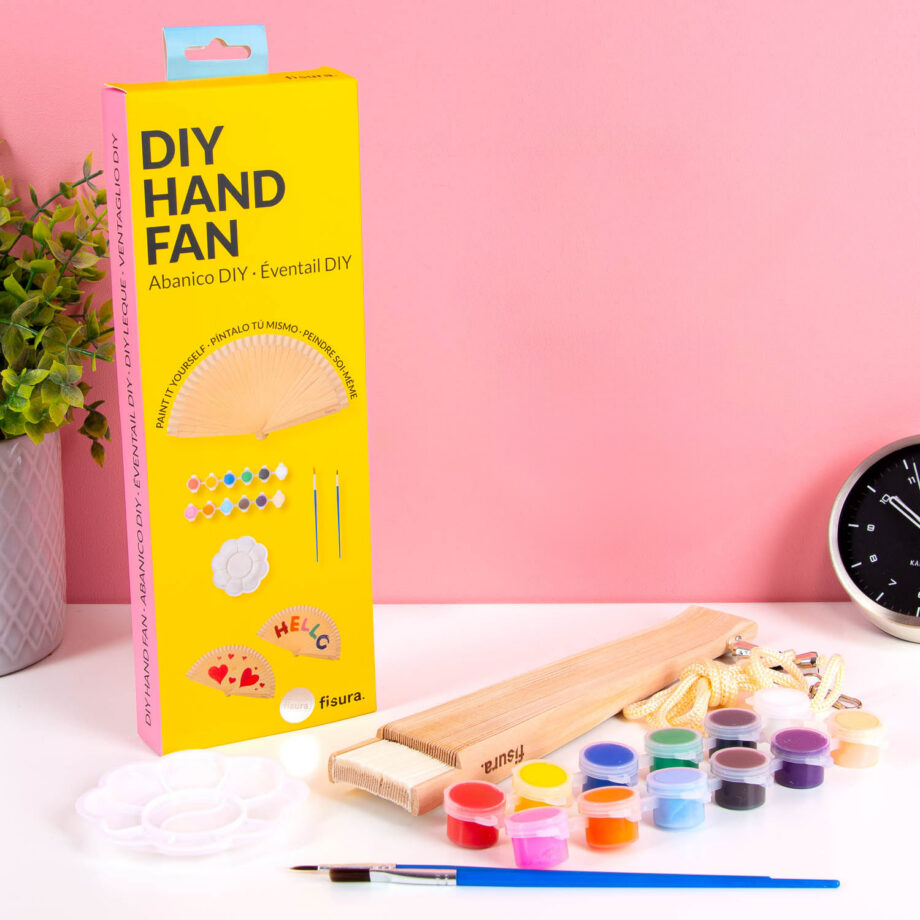 DIY houten waaier