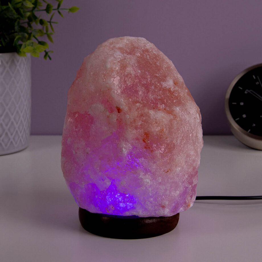 Zoutlamp met ledverlichting
