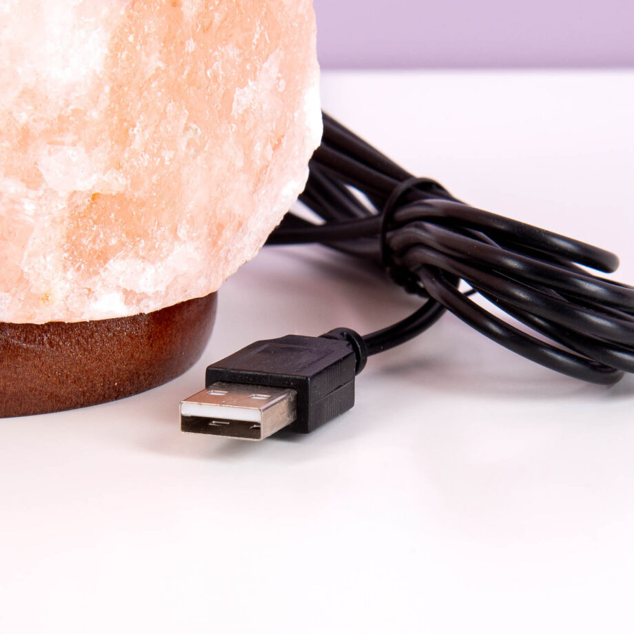Zoutlamp met ledverlichting