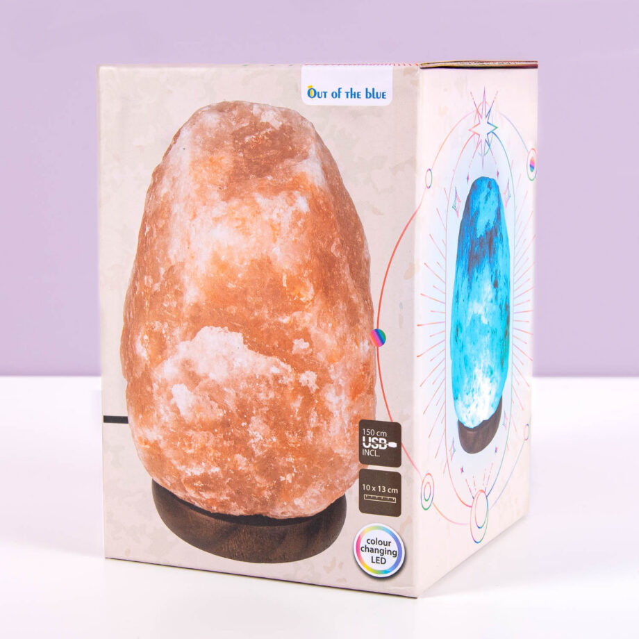 Zoutlamp met ledverlichting