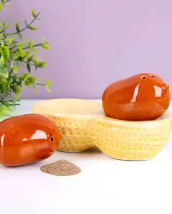 Pinda peper- en zoutstel