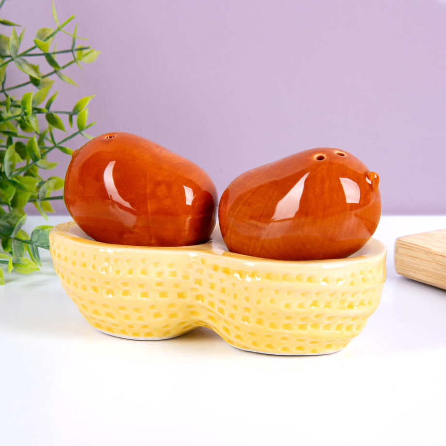 Pinda peper- en zoutstel