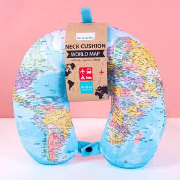 Wereldkaart nekkussen