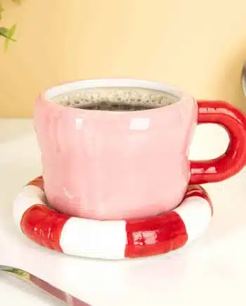 Reddingsboei mok - Rood