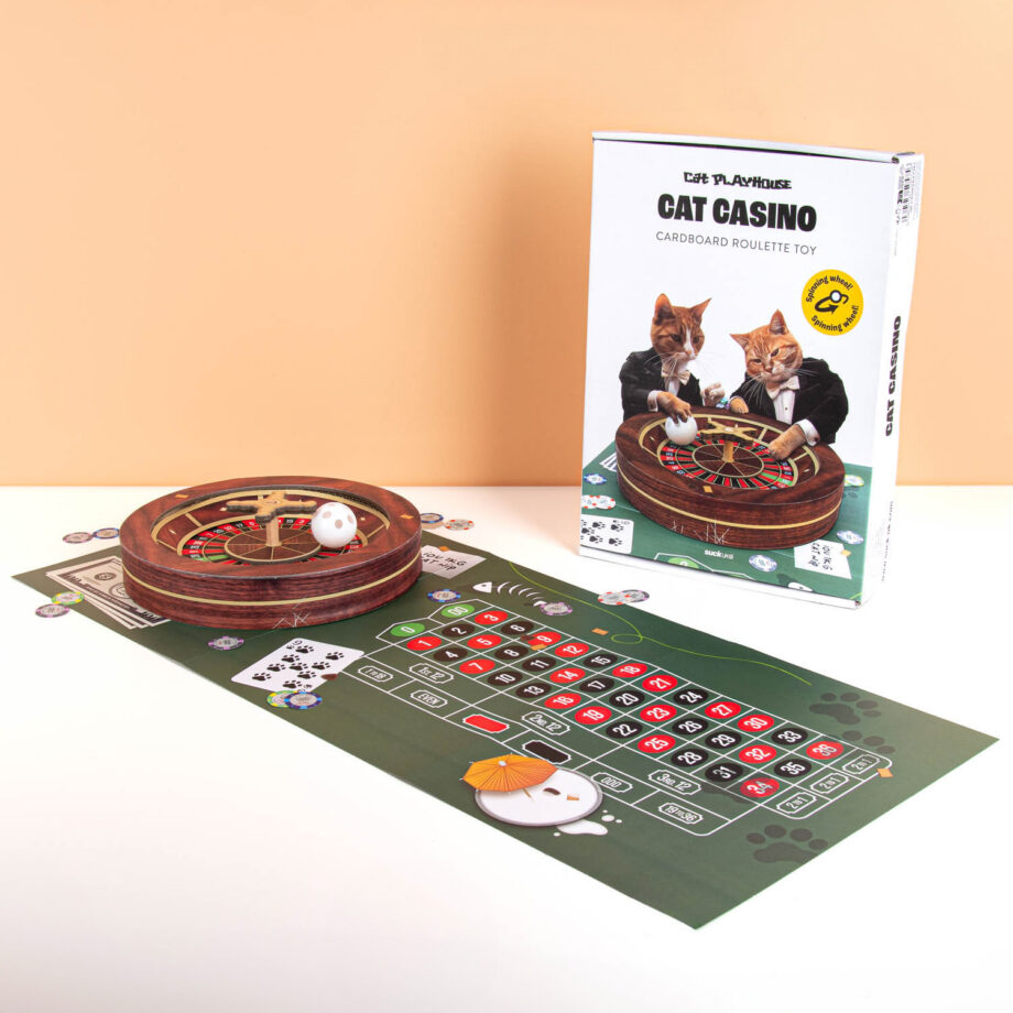 Roulette krabtafel voor katten