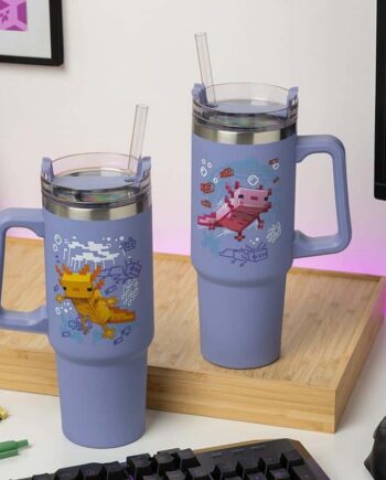 Minecraft Axolotl thermosfles (900 ml)