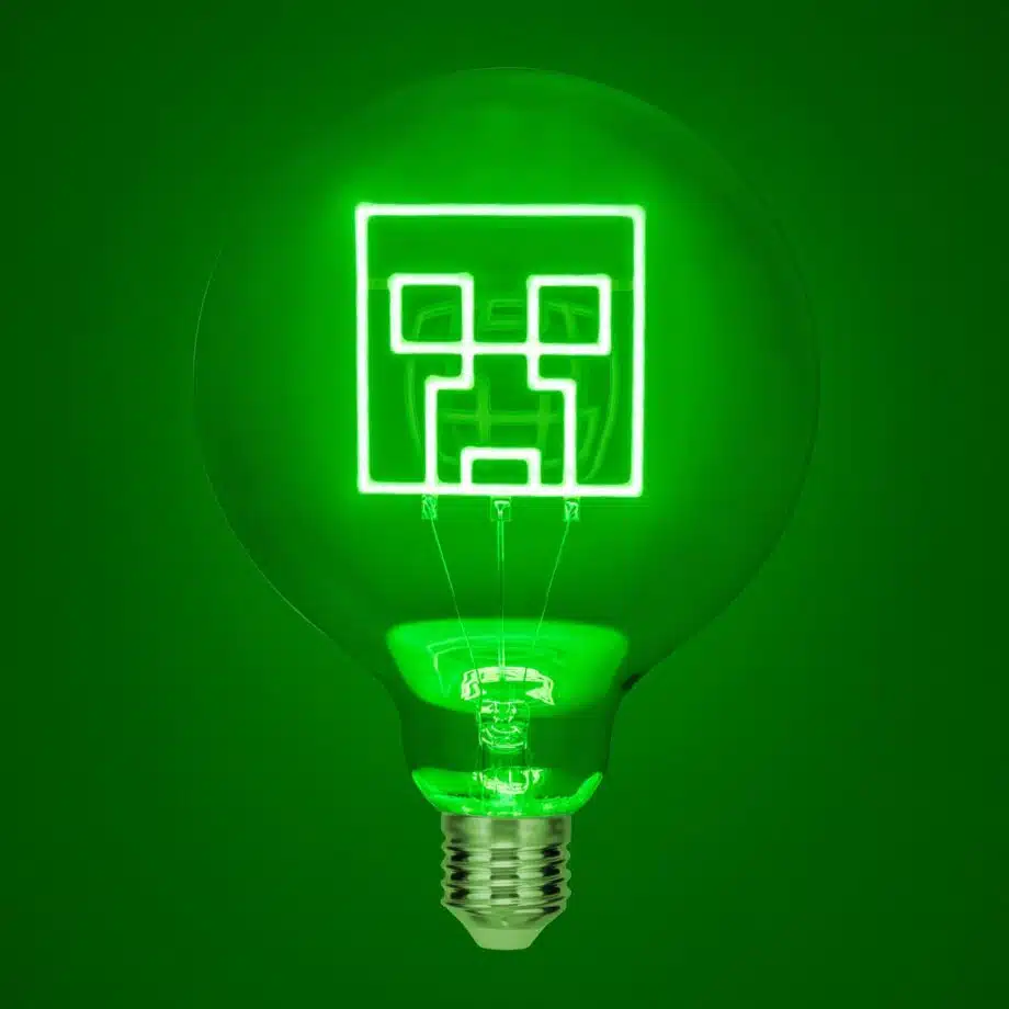 Minecraft Creeper ledlamp (E27 fitting)