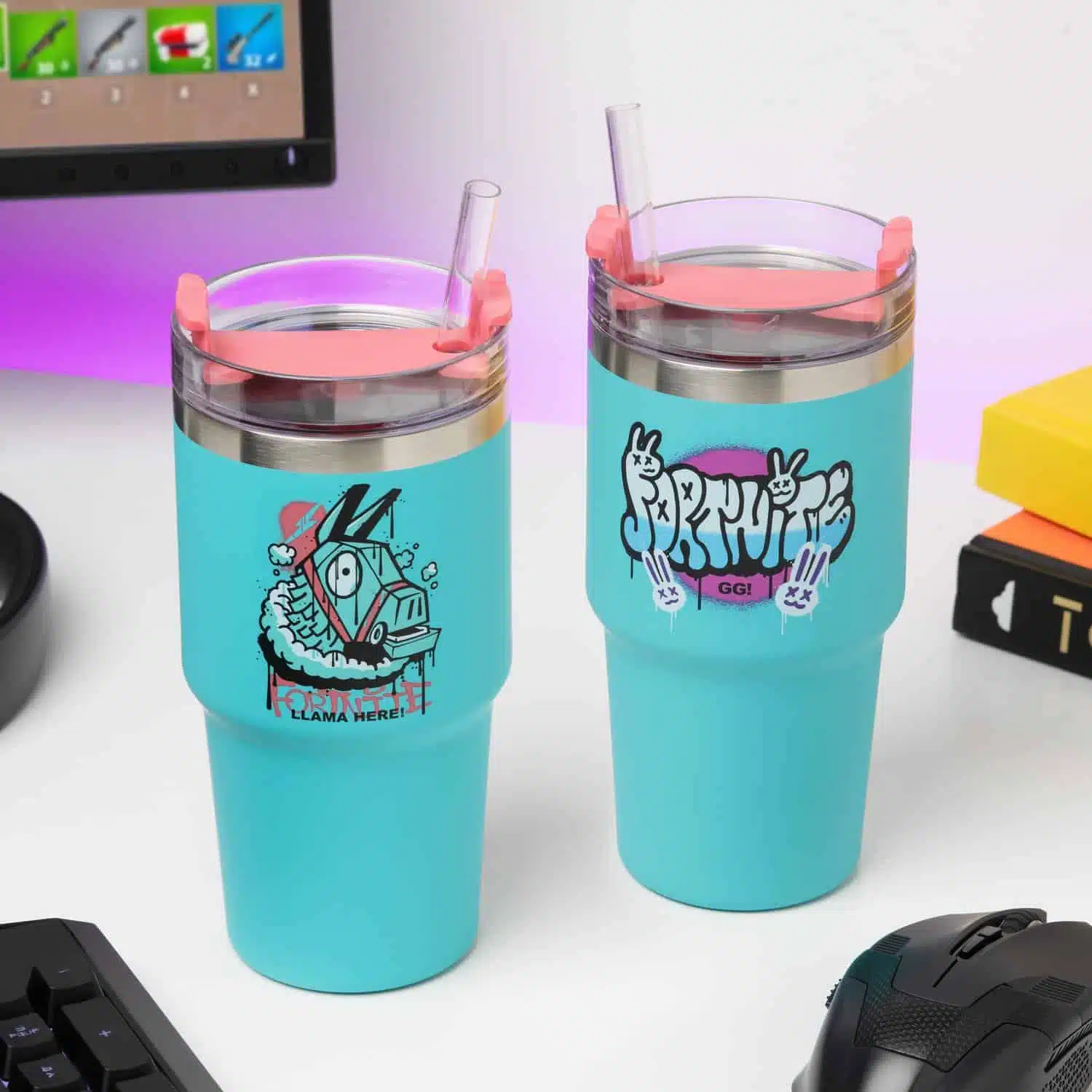 Fortnite Gamer thermosbeker (600 ml)