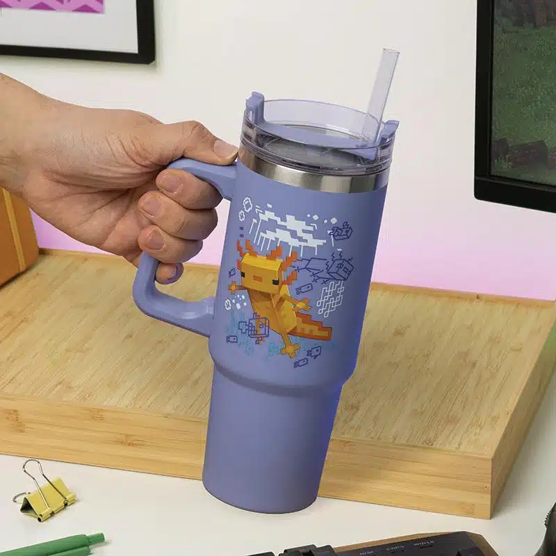 Minecraft Axolotl thermosfles (900 ml)