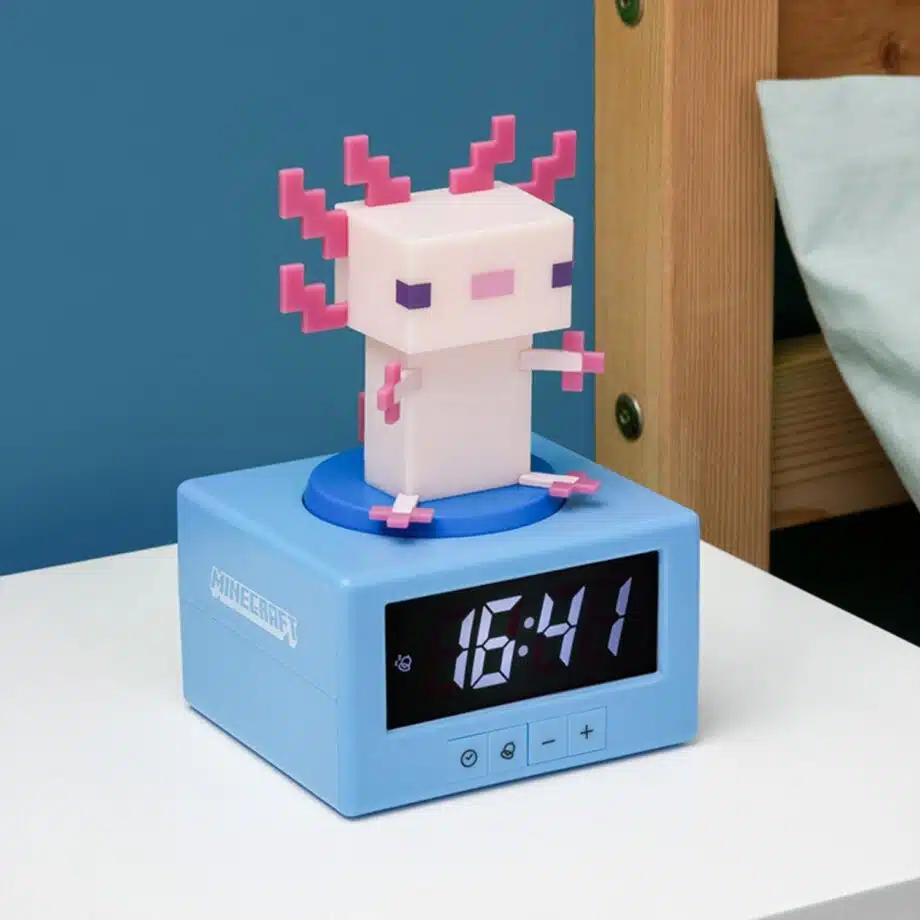 Minecraft Axolotl wekker