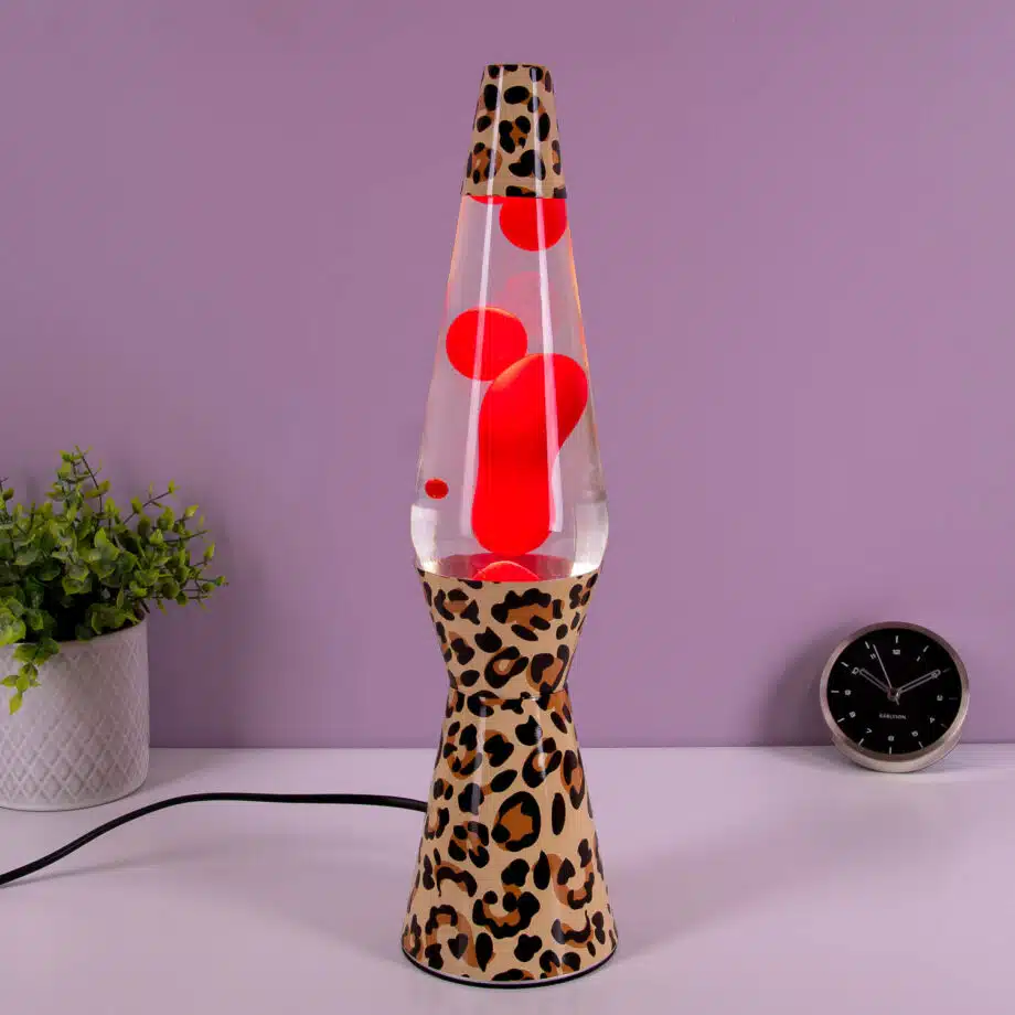 Luipaard bullet lavalamp