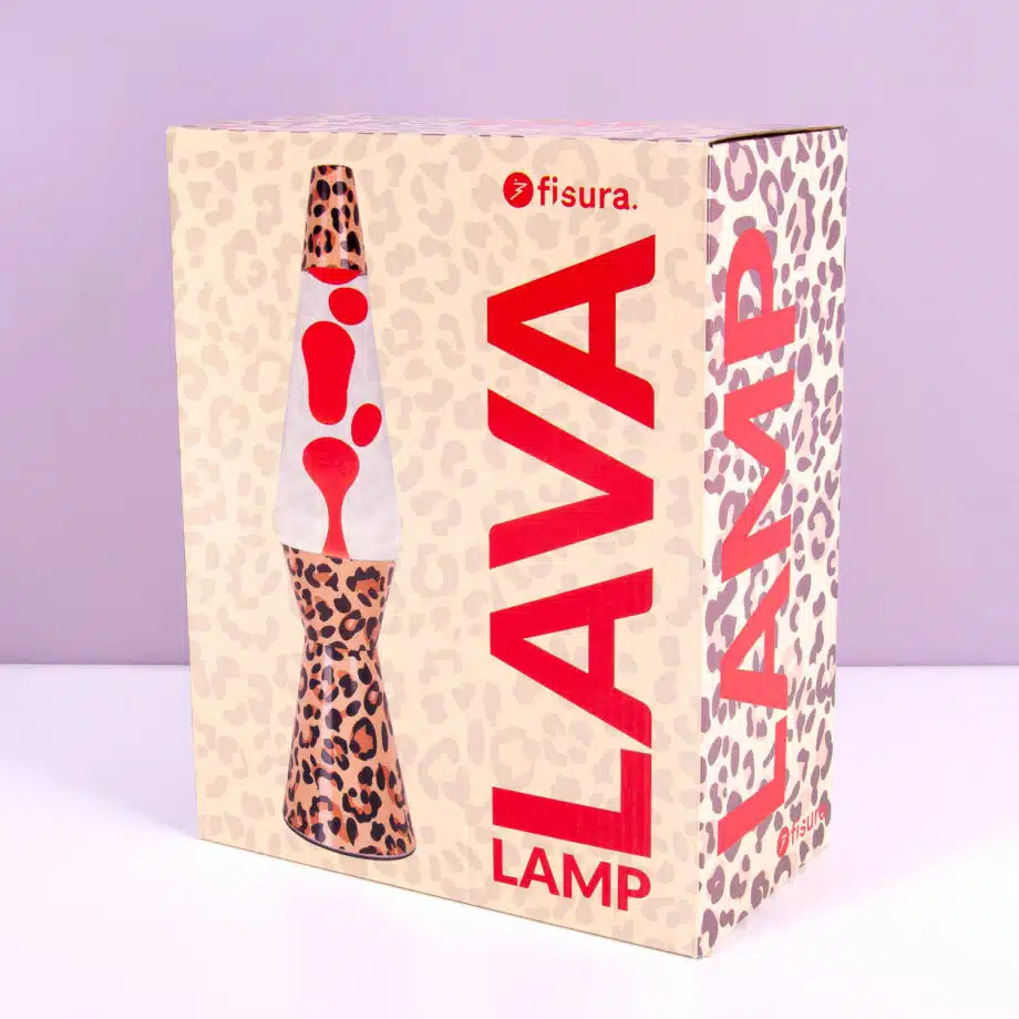 Luipaard bullet lavalamp