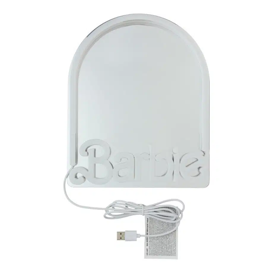 Barbie Spiegel met neon ledverlichting