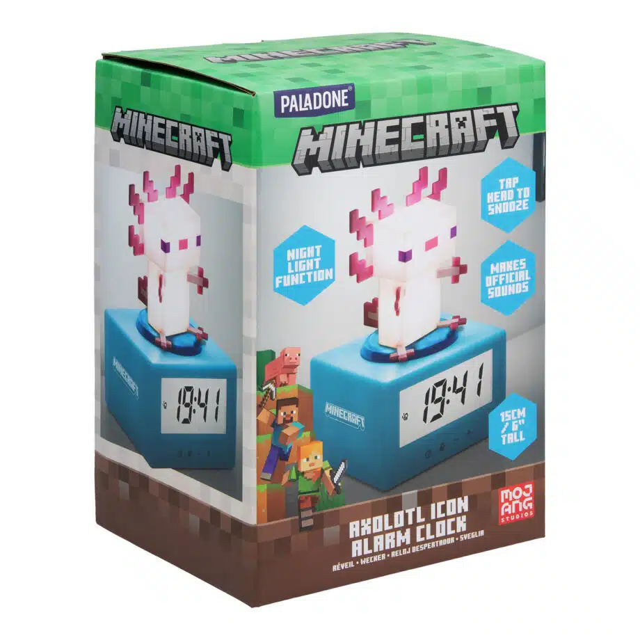 Minecraft Axolotl wekker
