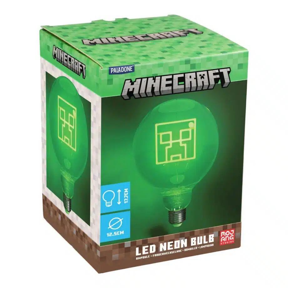 Minecraft Creeper ledlamp (E27 fitting)