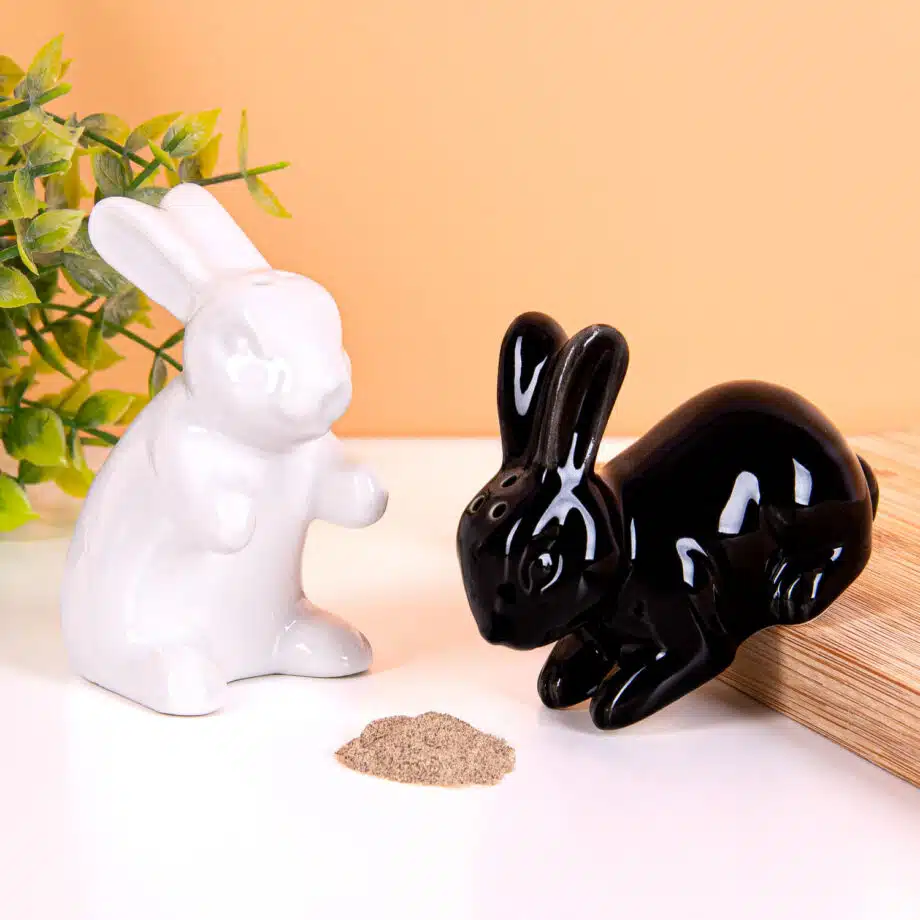 Horny rabbits peper- en zoutstel