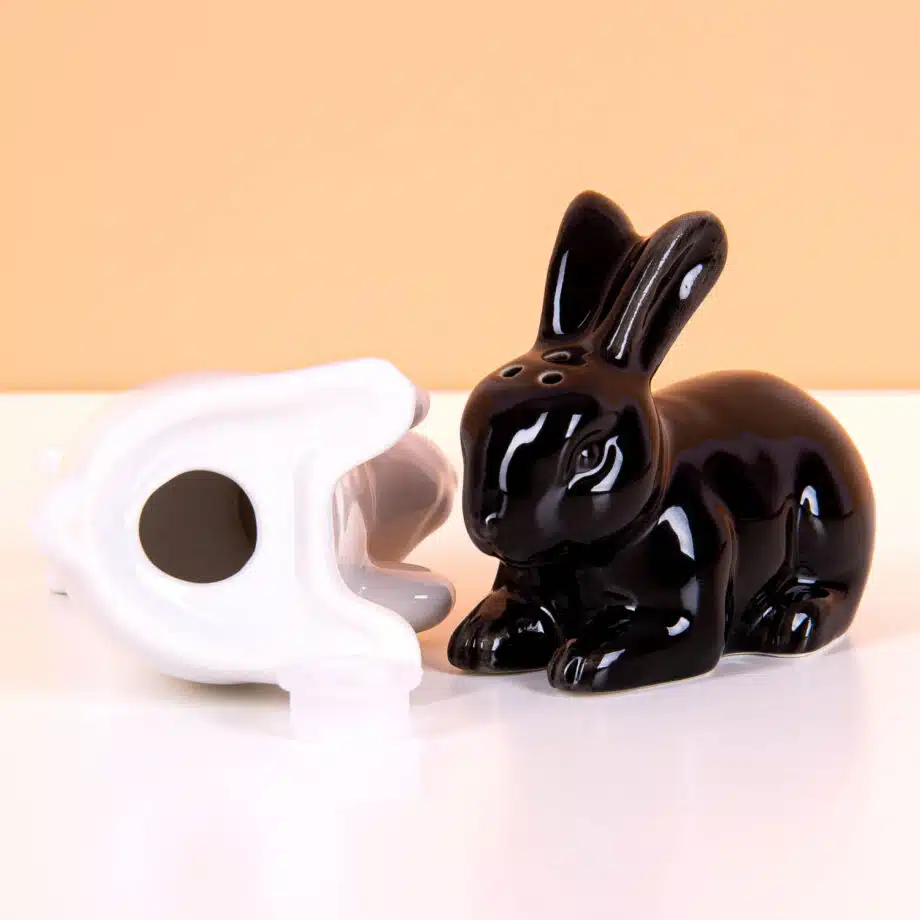Horny rabbits peper- en zoutstel