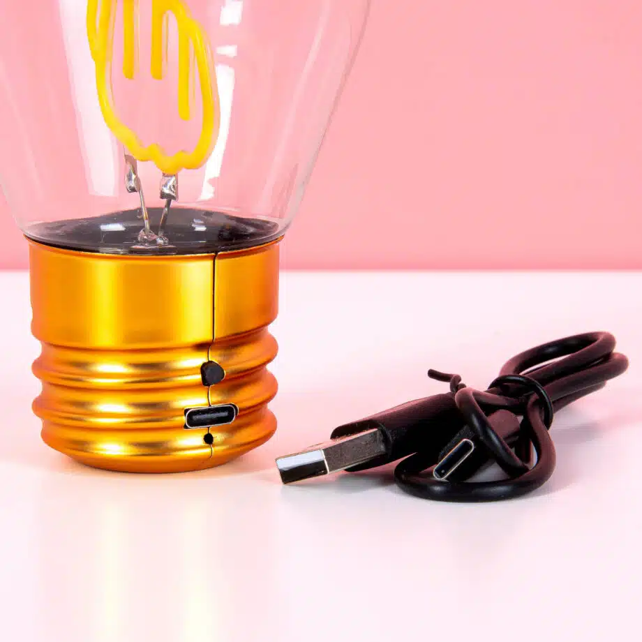 Middelvinger lamp