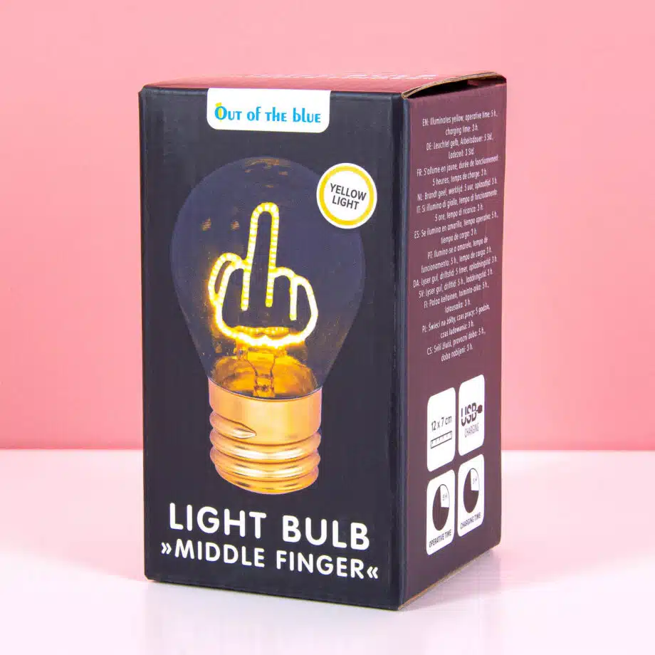 Middelvinger lamp