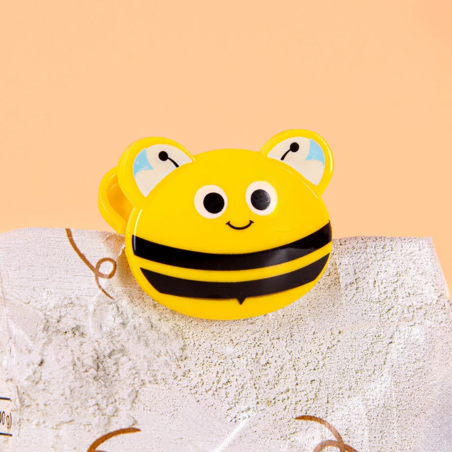 Bijen bag clips (set van 6)