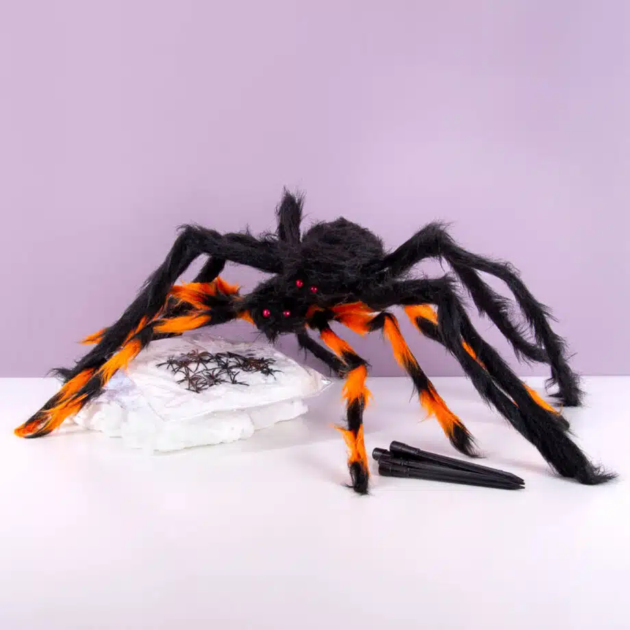 Halloweendecoratie XXL spinnen