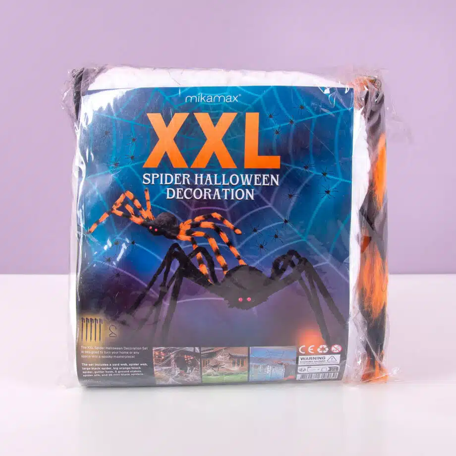Halloweendecoratie XXL spinnen