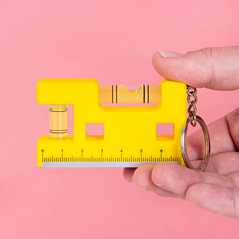 Waterpas sleutelhanger