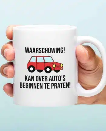Mok Waarschuwing! Kan over auto's beginnen te praten!