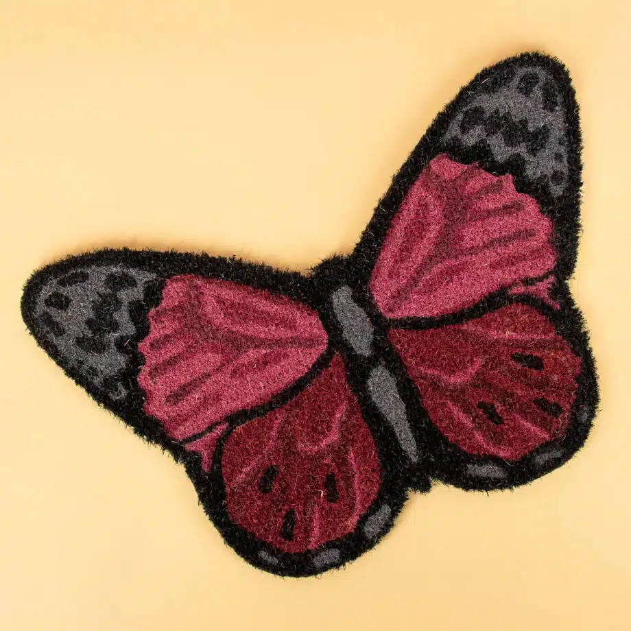 Vlinder deurmat
