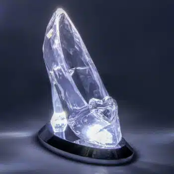 Disney Assepoester glazen muiltje lamp