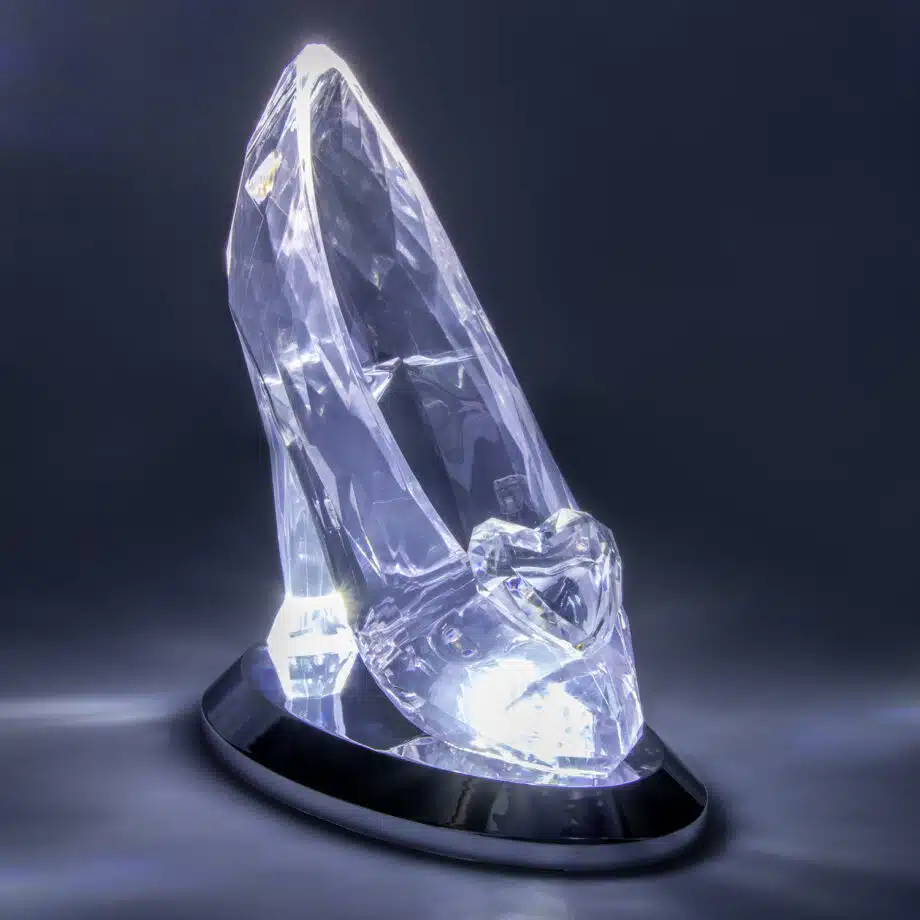 Disney Assepoester glazen muiltje lamp